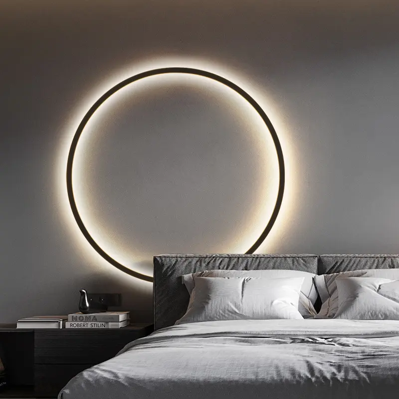 Round Wall Lamp Creative Personalized Bedroom Bedside