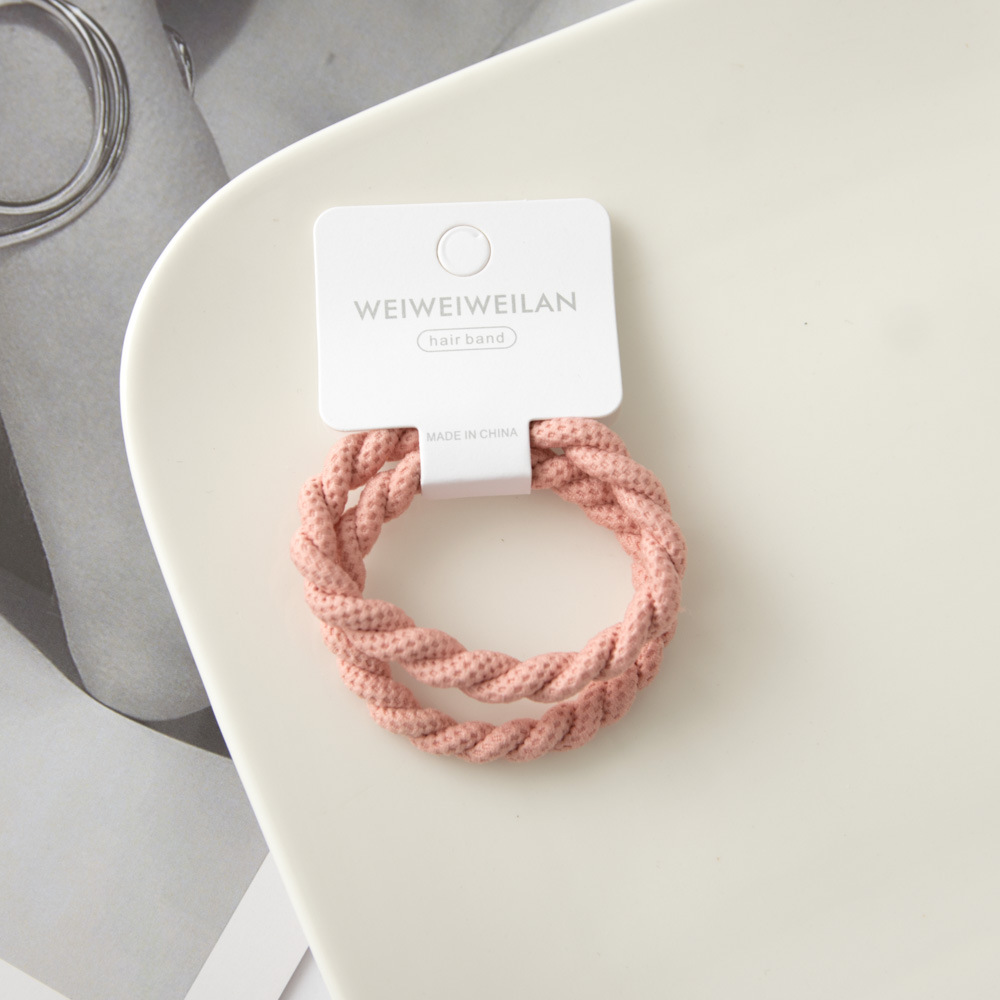2-piece Thick Type Hand-woven Hair Rope
