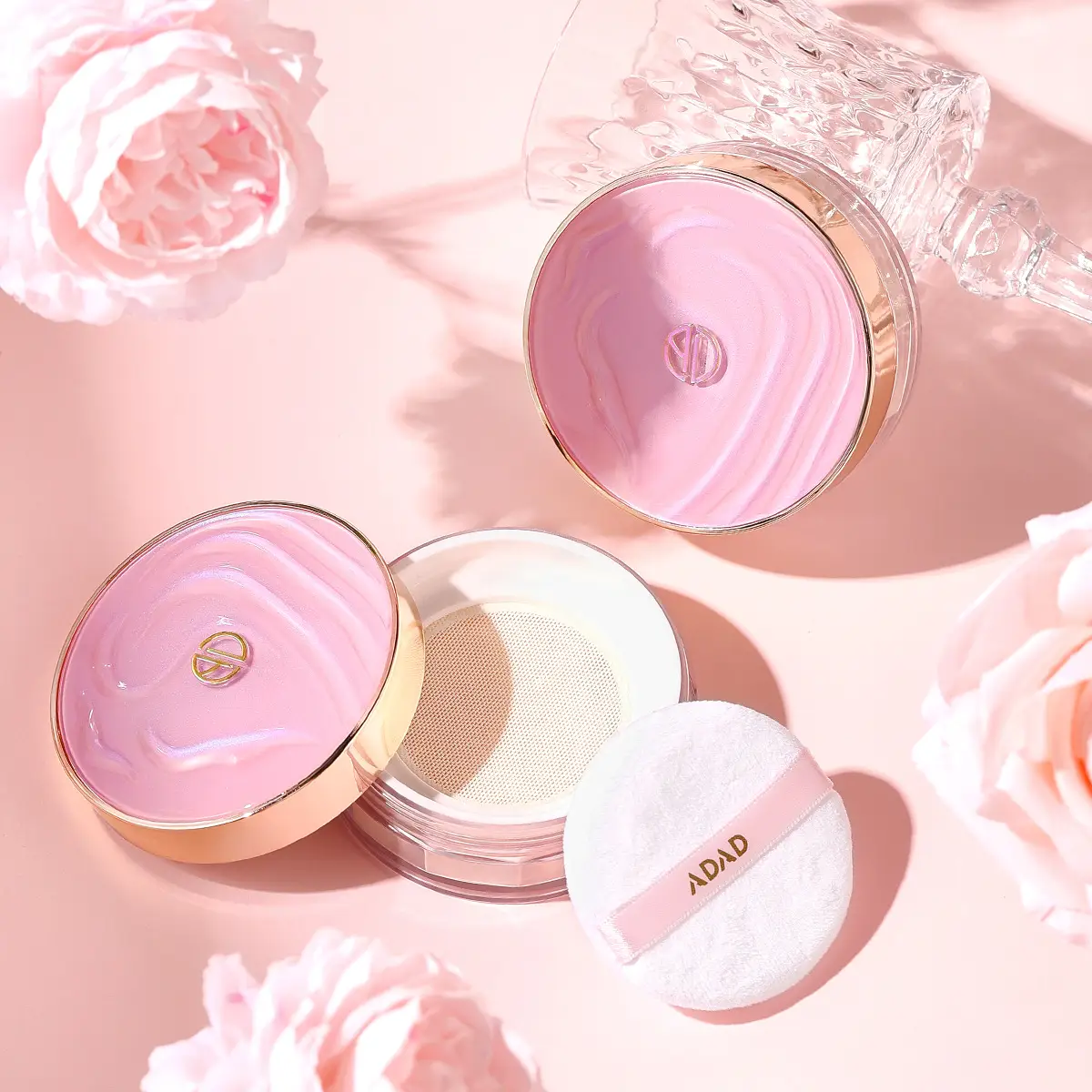 Light Feather Soft Fog Finishing Face Powder Concealer