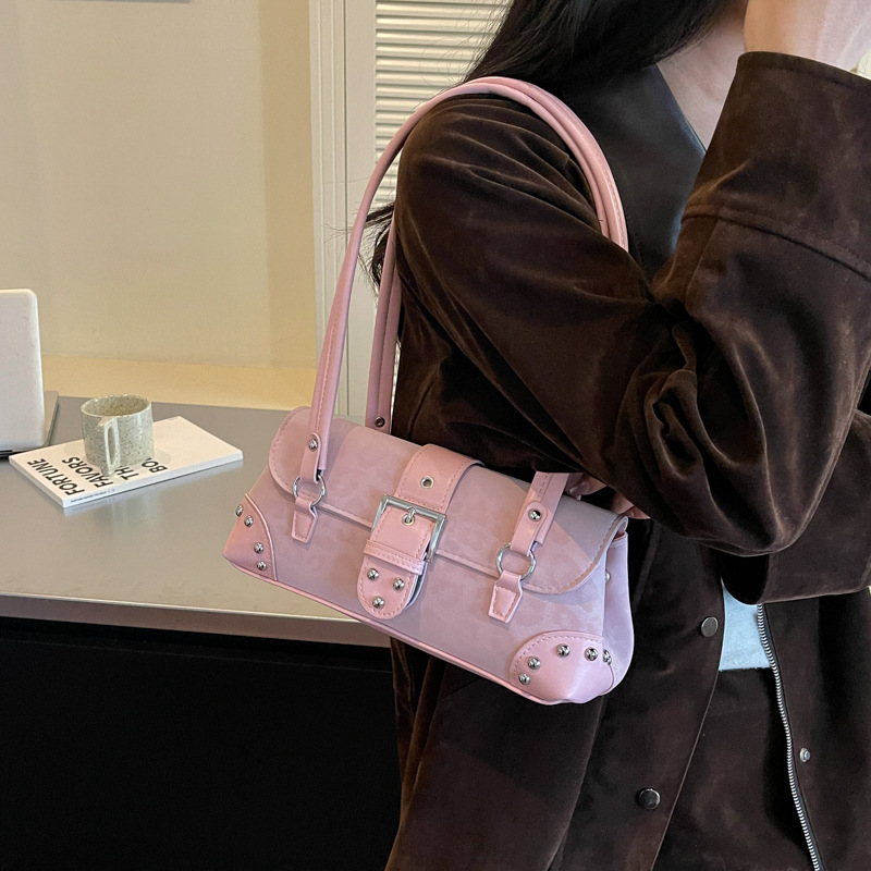 French-style Vintage Leopard-print Crossbody Bag
