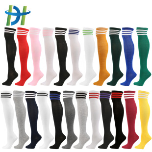 Title 10, Diamond Stocking Gestreifte hohe Baumwollsocken...