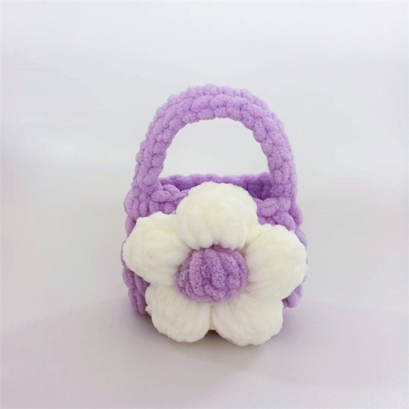 Finished Crocheted Camellia Earphone Case