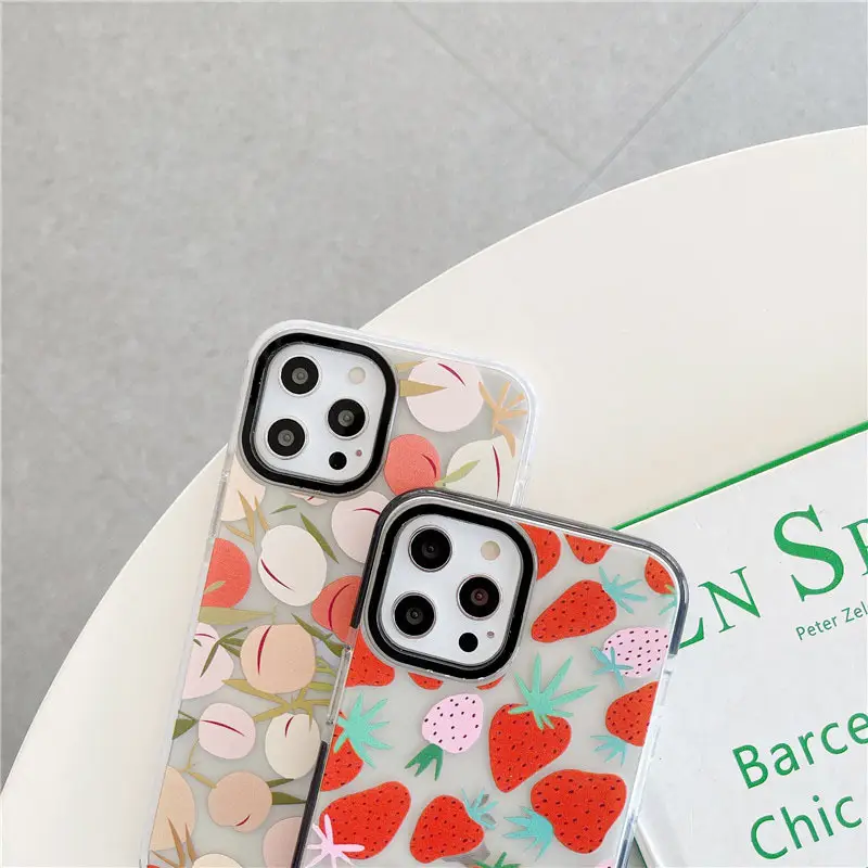 Strawberry Flower Fashion Personality Phone Case