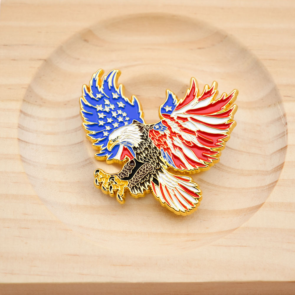 Animal Metal Badge Vintage Brooch