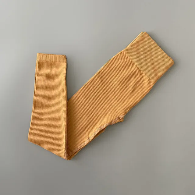 Ladies New Sports Yoga Leggings Yellow - Shop at LoveMi
