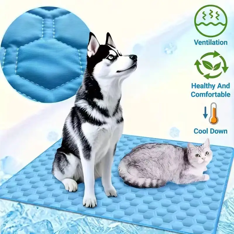 Pet Ice Mat Cooling Heat Relief Cat