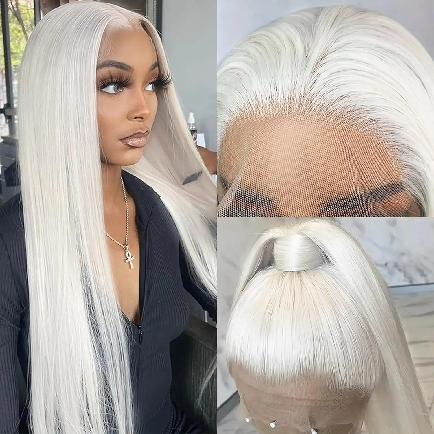 Front Lace Wig With Long Straight Hair 13x4 Wig