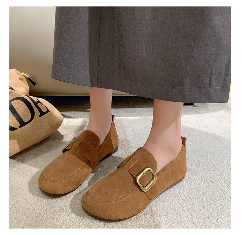 Title 24, Retro Slip-on Shallow Mouth Flat Casual Shoes