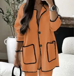 Fashion Stitching Bags Set Autumn And Winter New - Orange Top - View 1