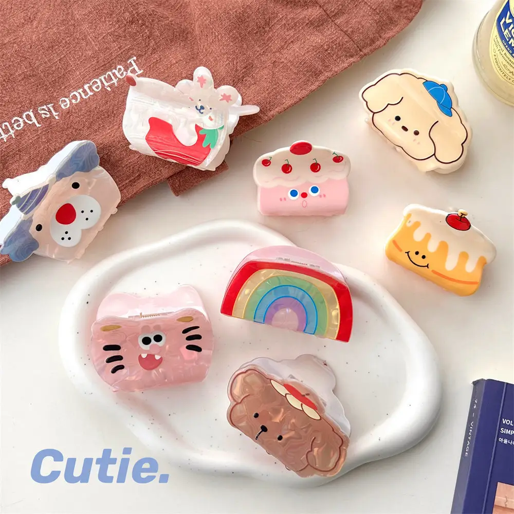 Cropped Hair Clip All-match Back Head Small