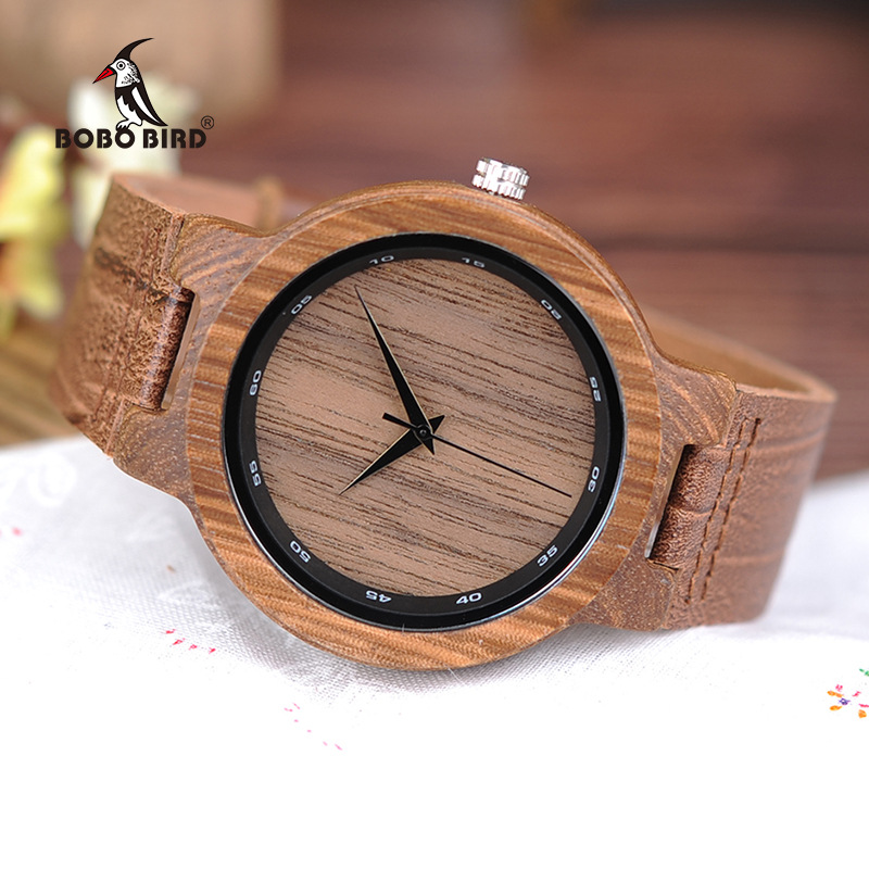 Wooden Classic Analog Quartz Watch Fashionable 2