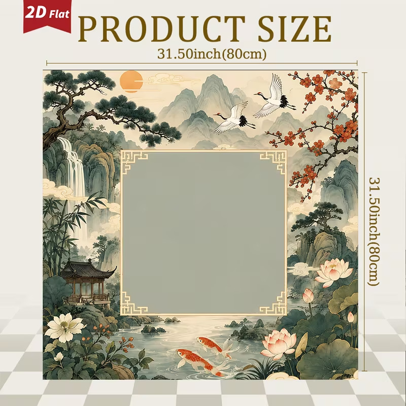 Premium Waterproof Mahjong Mat for American Style Play 4