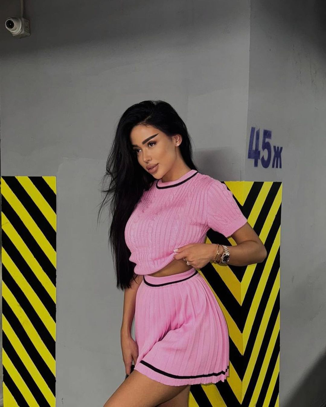 Short Sweater Pleated Skirt Women - Image 8