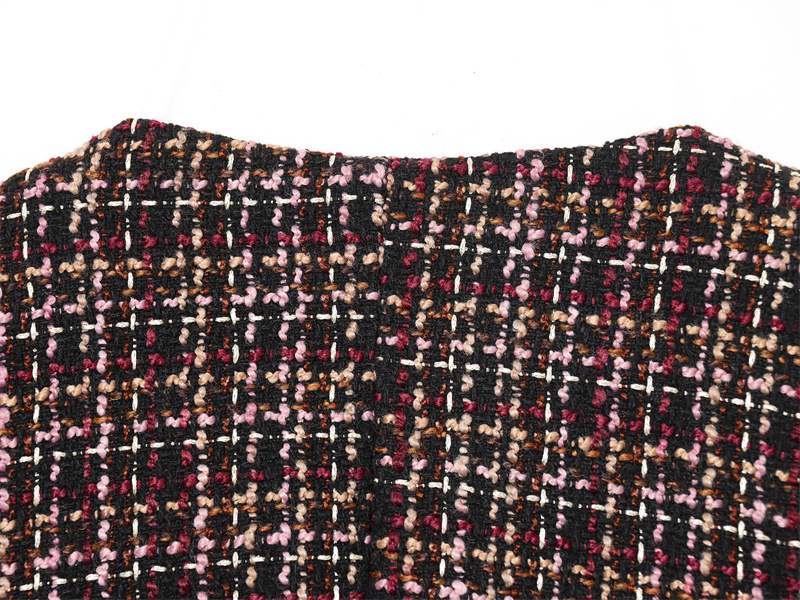 Elegant Classic Style Round Neck Long Sleeve Short Coat