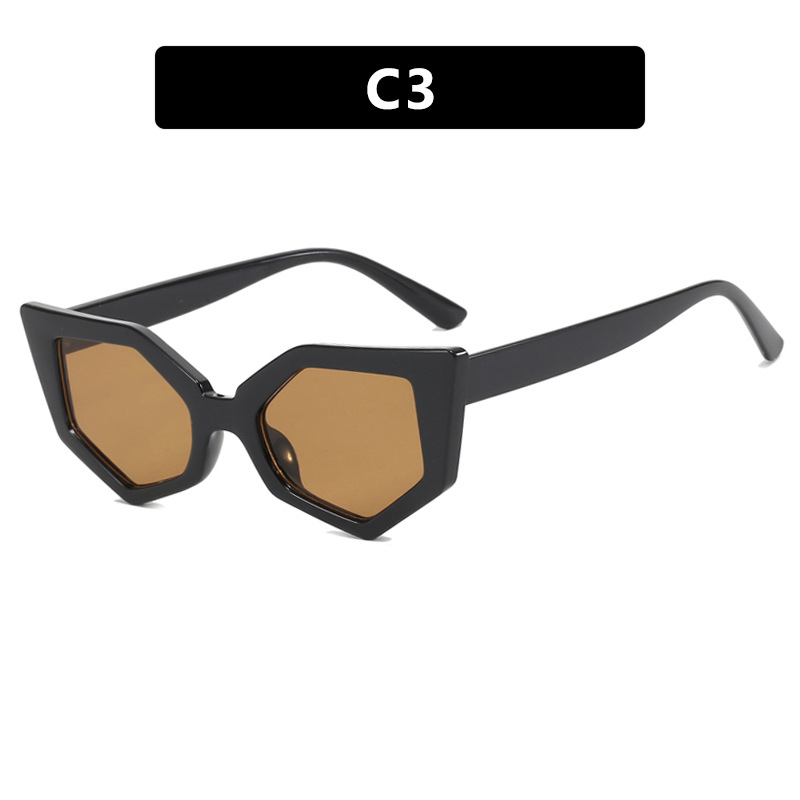 Fashion Polygon Hip Hop Irregular Sunglasses - Image 4