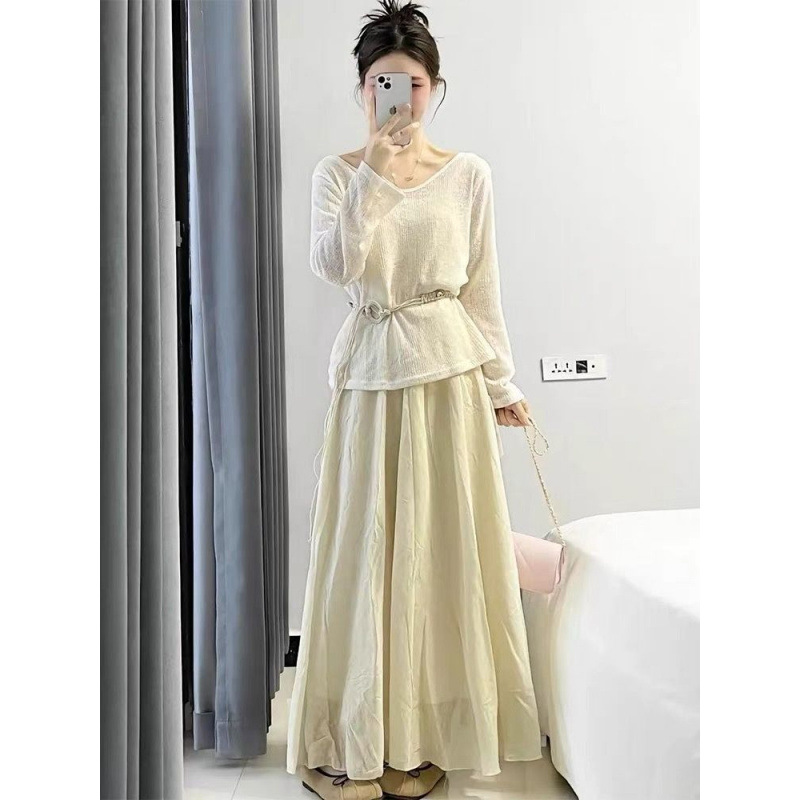 Summer Wear Suit Women's Slimming Top Skirt