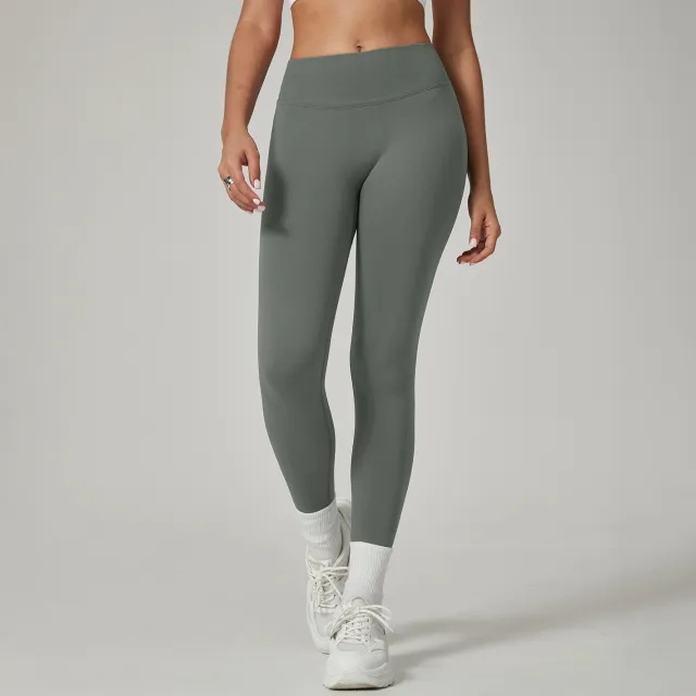 Waist matching Peach Hip Yoga Trousers Dark Gray - Shop at LoveMi
