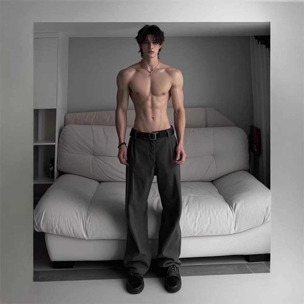 Men's Loose Straight-Fit Fashionable Casual Pants