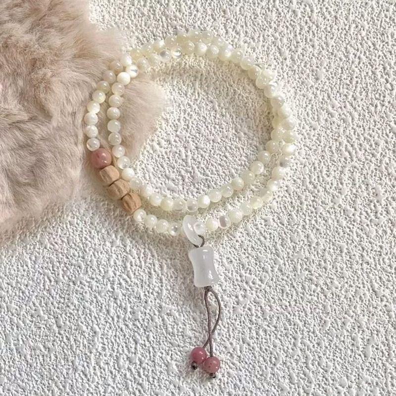 Women's All-Match Casual Tian Shan Emerald Beaded Bracelet