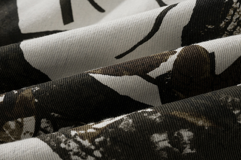 Loose American Retro Camouflage Workwear Wide Leg Pants - Image 5