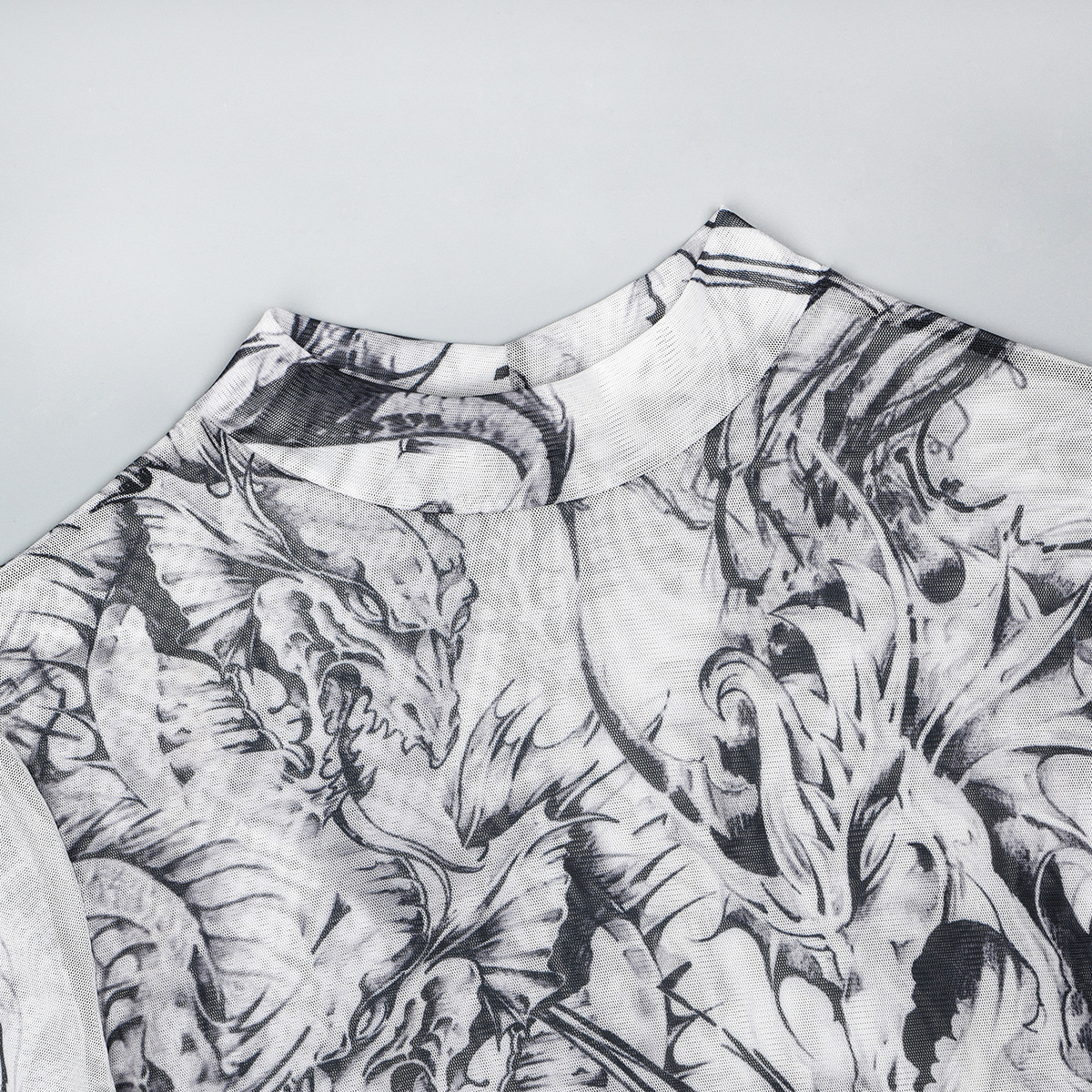 Women's Fashion Tie-dyed Printed Comfortable Mesh Jumpsuit