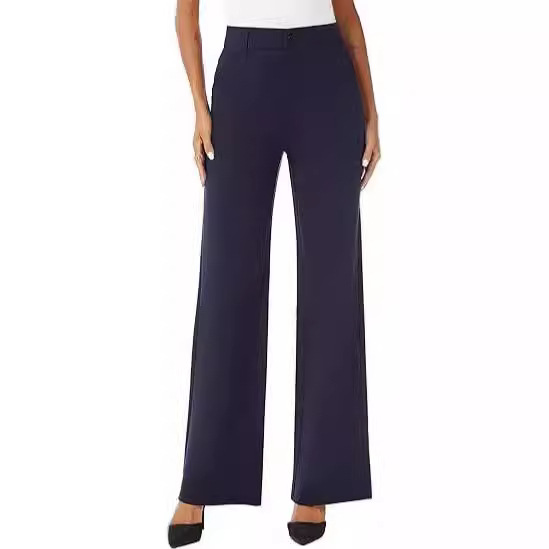 Women's Commuter High-Waisted Wide-Leg Pants