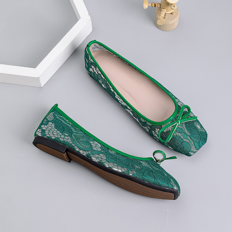 Mesh Square-Toe Ballet Flats, picture 6 of 6