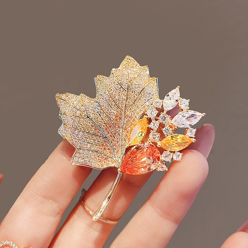 Crystal Floral Brooch, picture 3 of 6