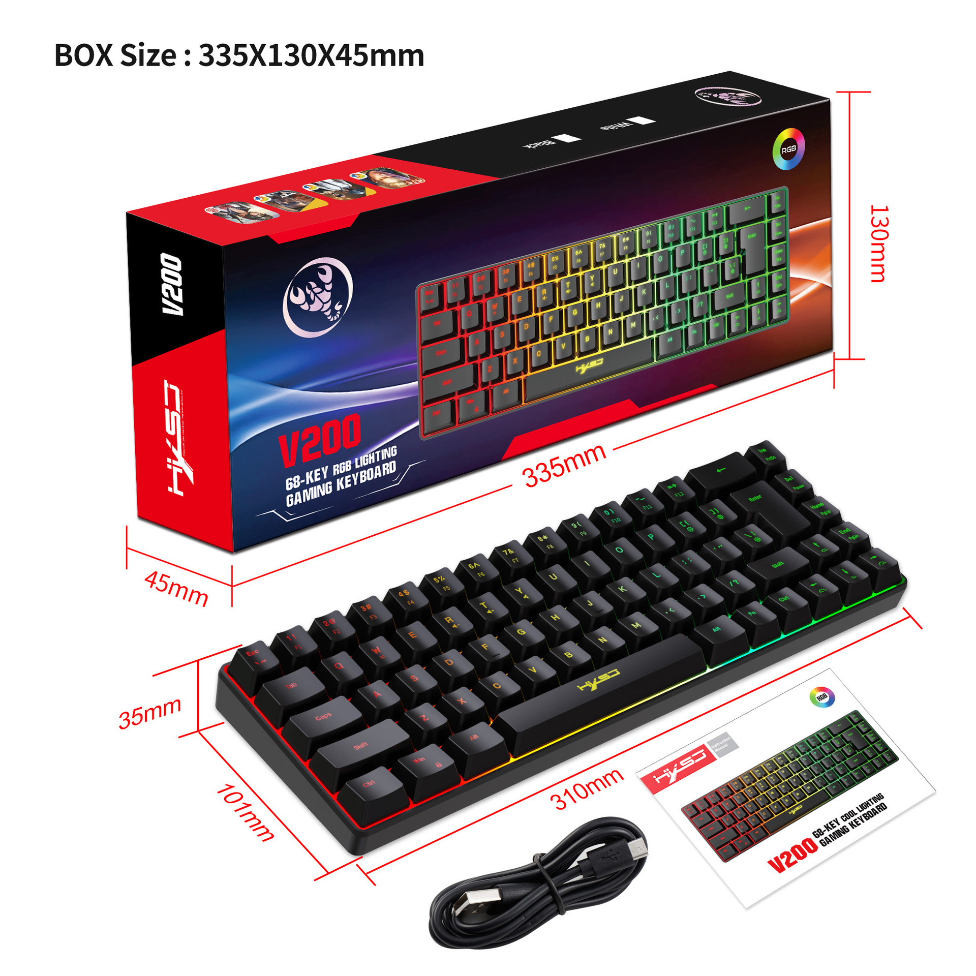 Keyboard Gaming Keyboard Black