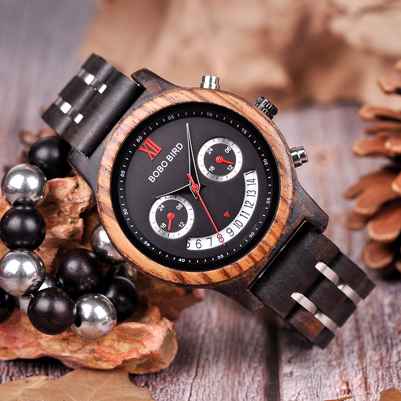 Wooden Classic Wooden Pointer-style Quartz Watch 2