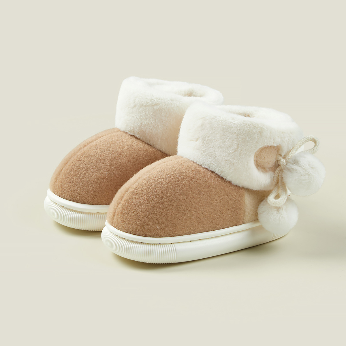 Children's Warm Keeping Heel Cover Cotton Shoes Fleece-lined Winter — foto 8