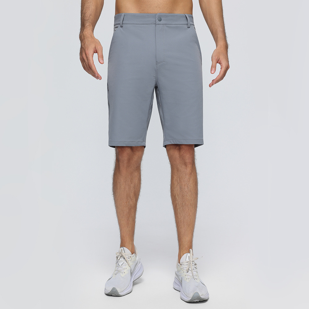 Mens Work Shorts Quick-Dry Sports Cropped Trousers
