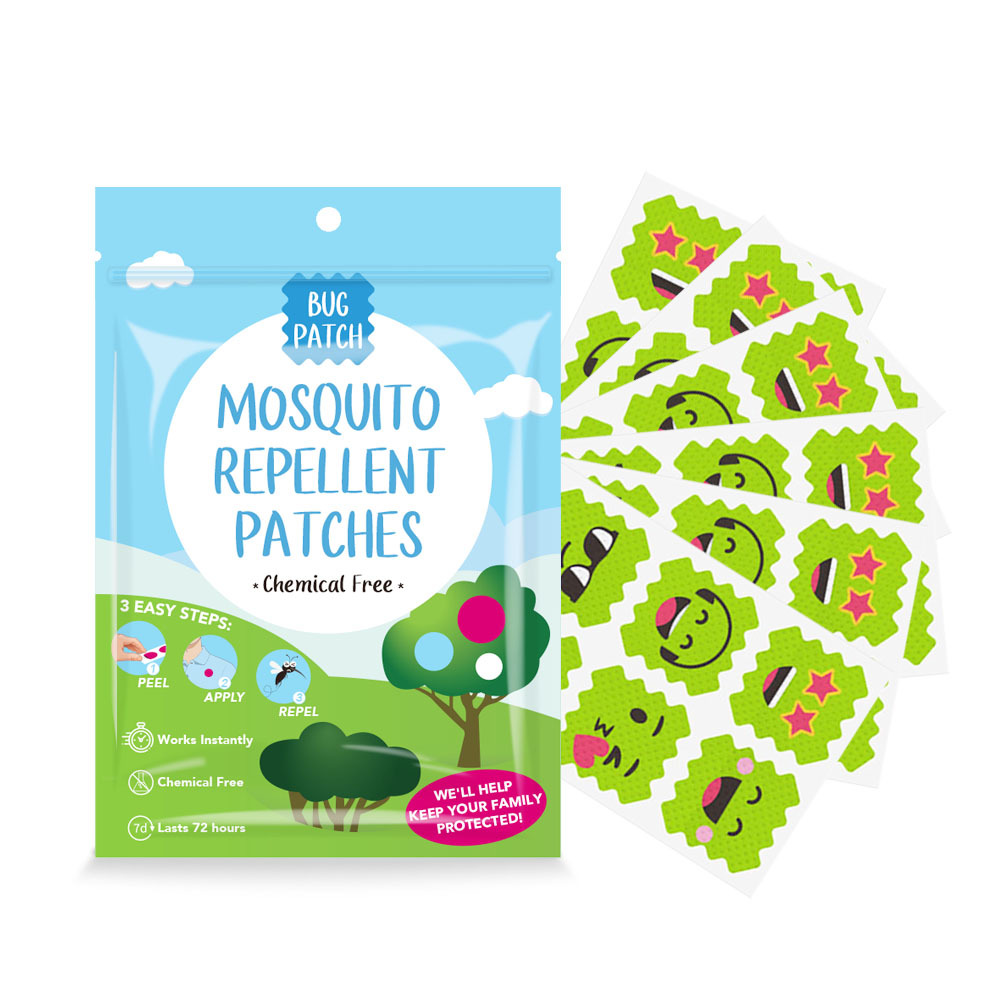 36 Patches Baby Plant Essential Oil Patches Non-woven Fabric Scented Mosquito-repellent Patches