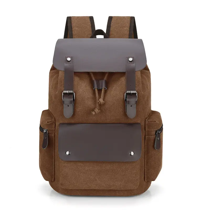 Retro Heavy-Duty Large-Capacity Backpack