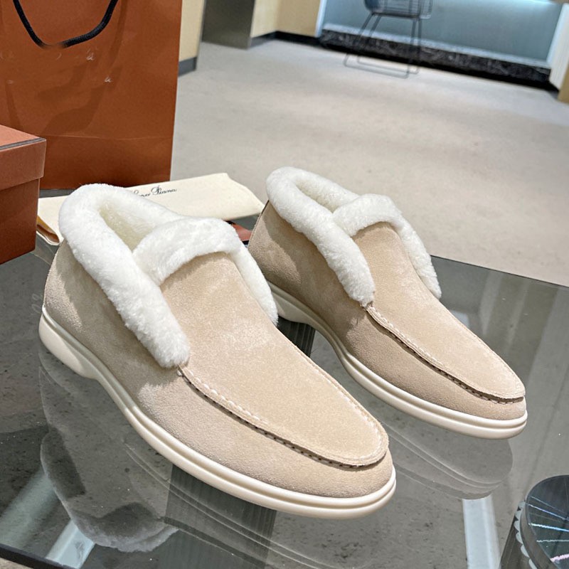 Womens High-top Slip-on Cotton Shoes