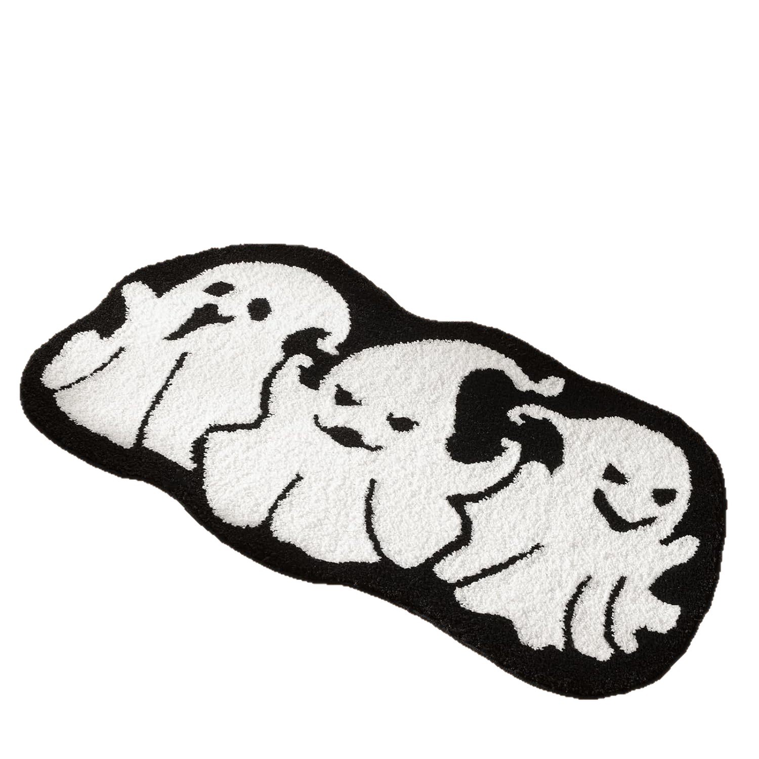 Halloween Doormat Faux Cashmere Foot Mat Water-absorbent
