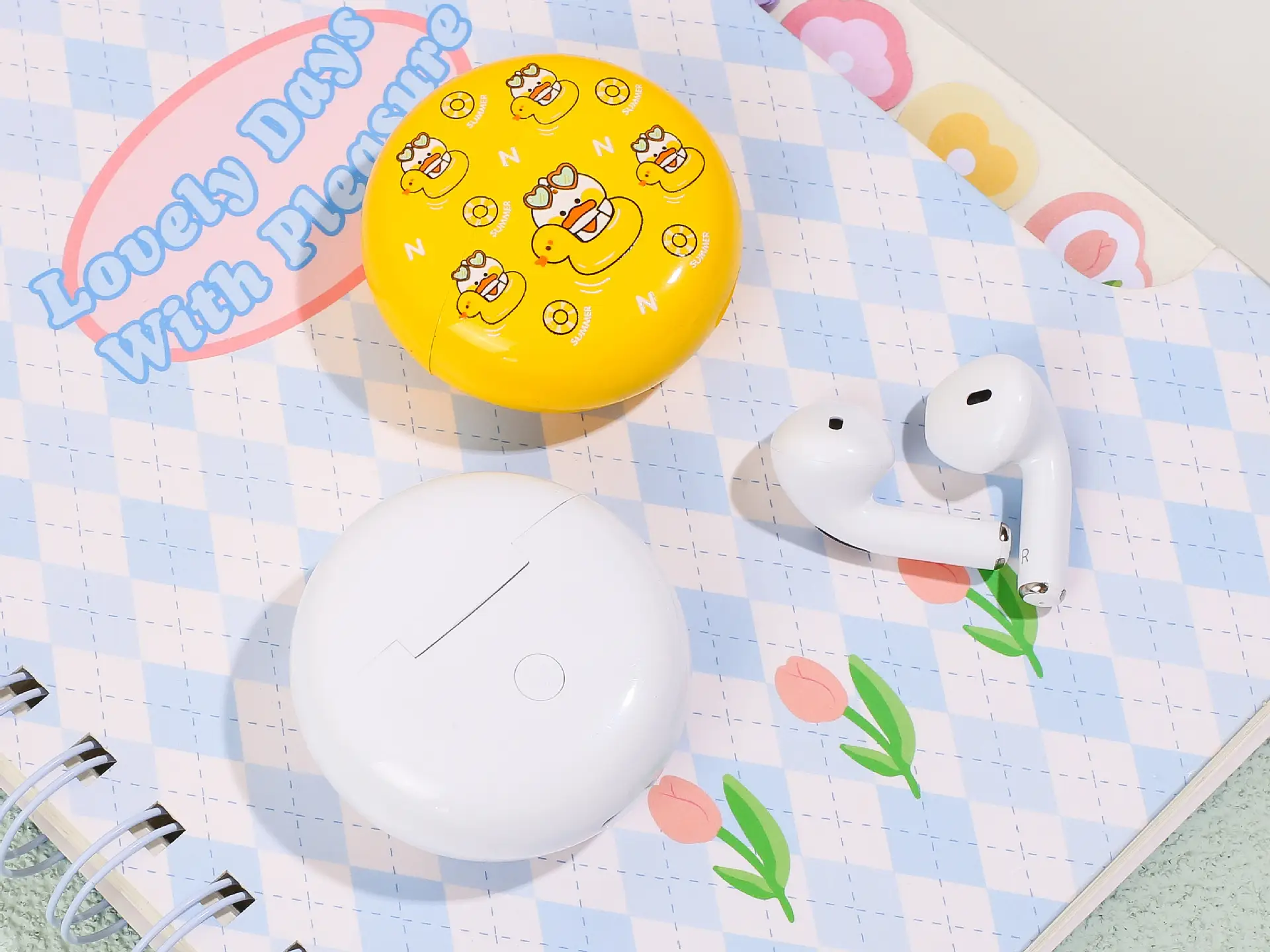 Fashion Cartoon Real Wireless Bluetooth Headset