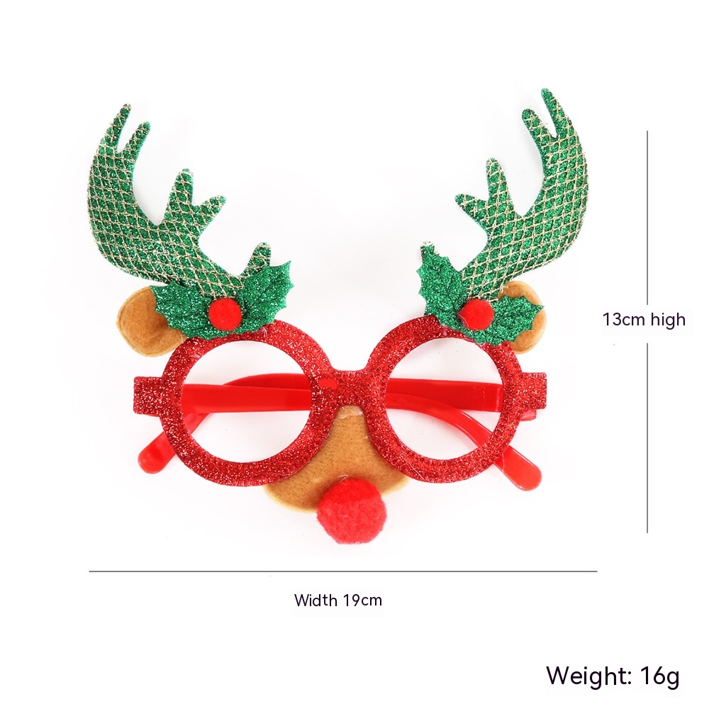 Red Frame Green Long Antlers