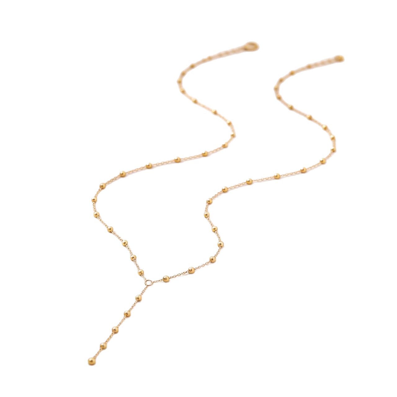 New Arrival Y-Shaped Necklace With Chain Tassels