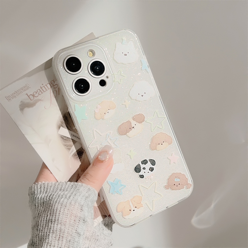 Double-layer Glitter Phone Case Soft Cover