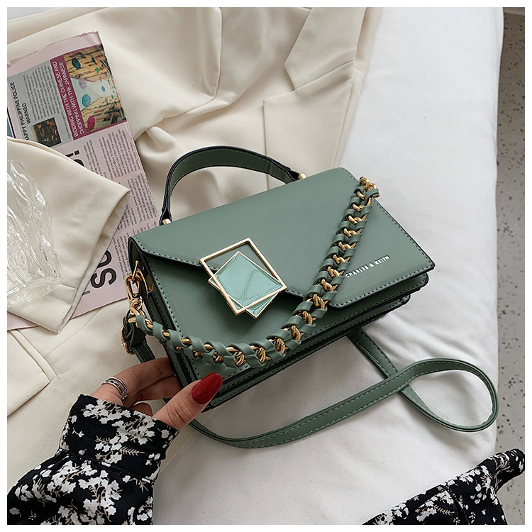 Chain Shoulder Crossbody Bag Handheld Small Square Bag