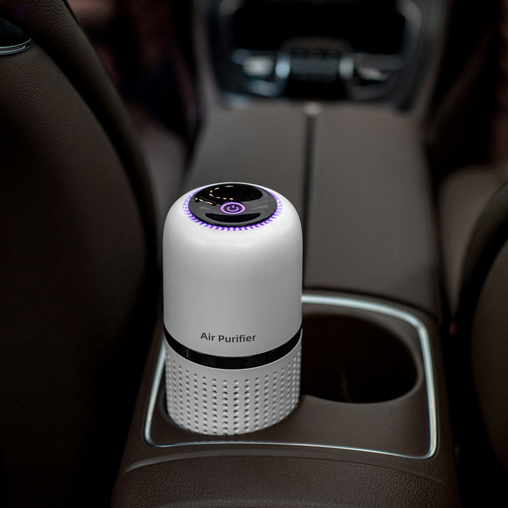 USB Charging Touch Car Air Purifier Desktop Mini PM25 Air Purifier