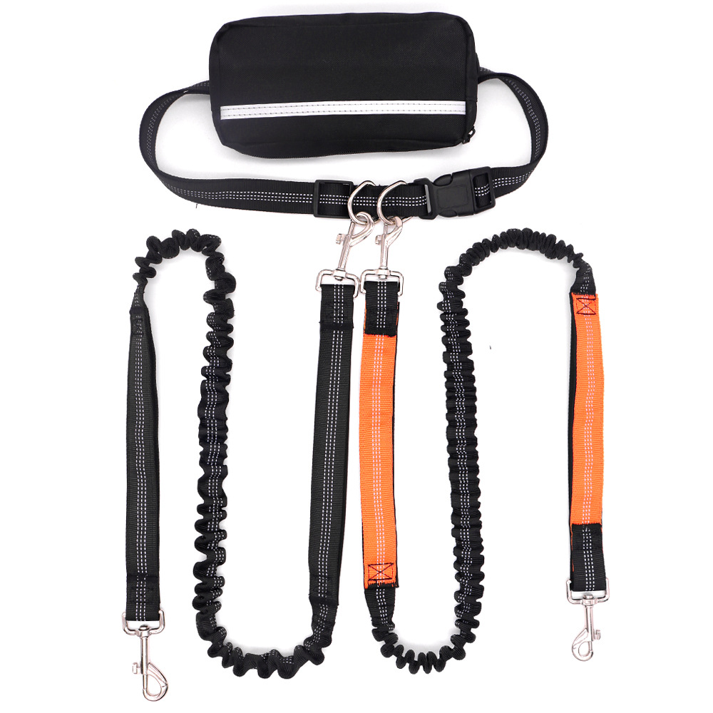 Doubl-headed LeashOne Leash For Two DogsRunning And Walking Dog Leash With Burstresistance 5