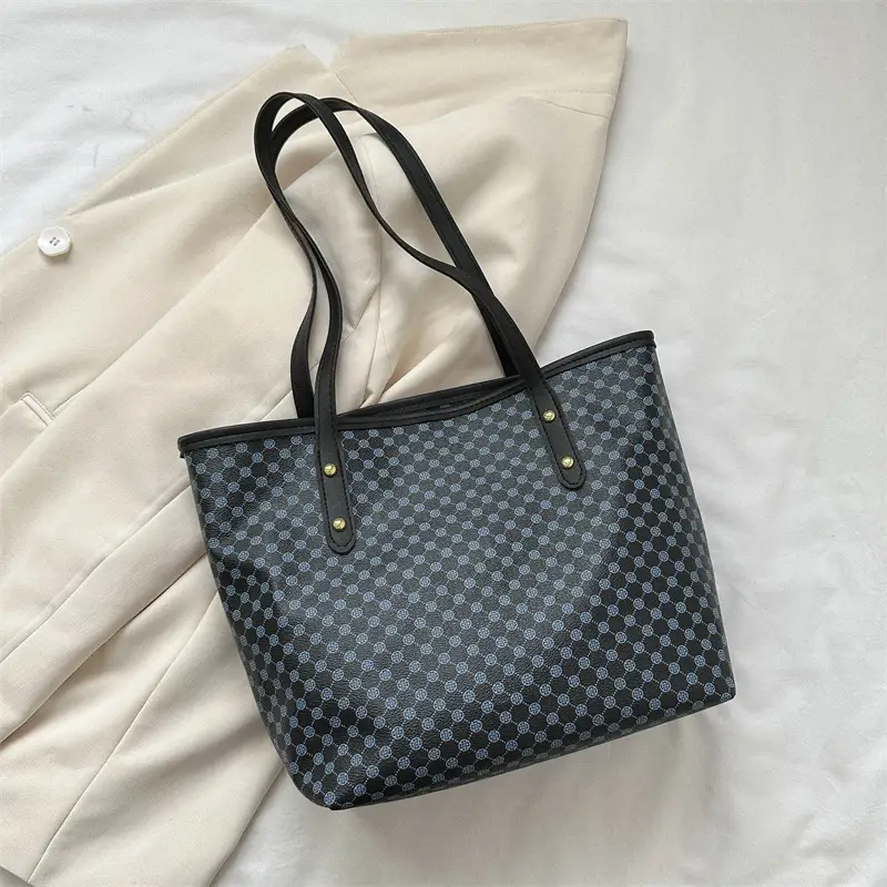 Simple Large Capacity Shoulder Underarm Tote Bag