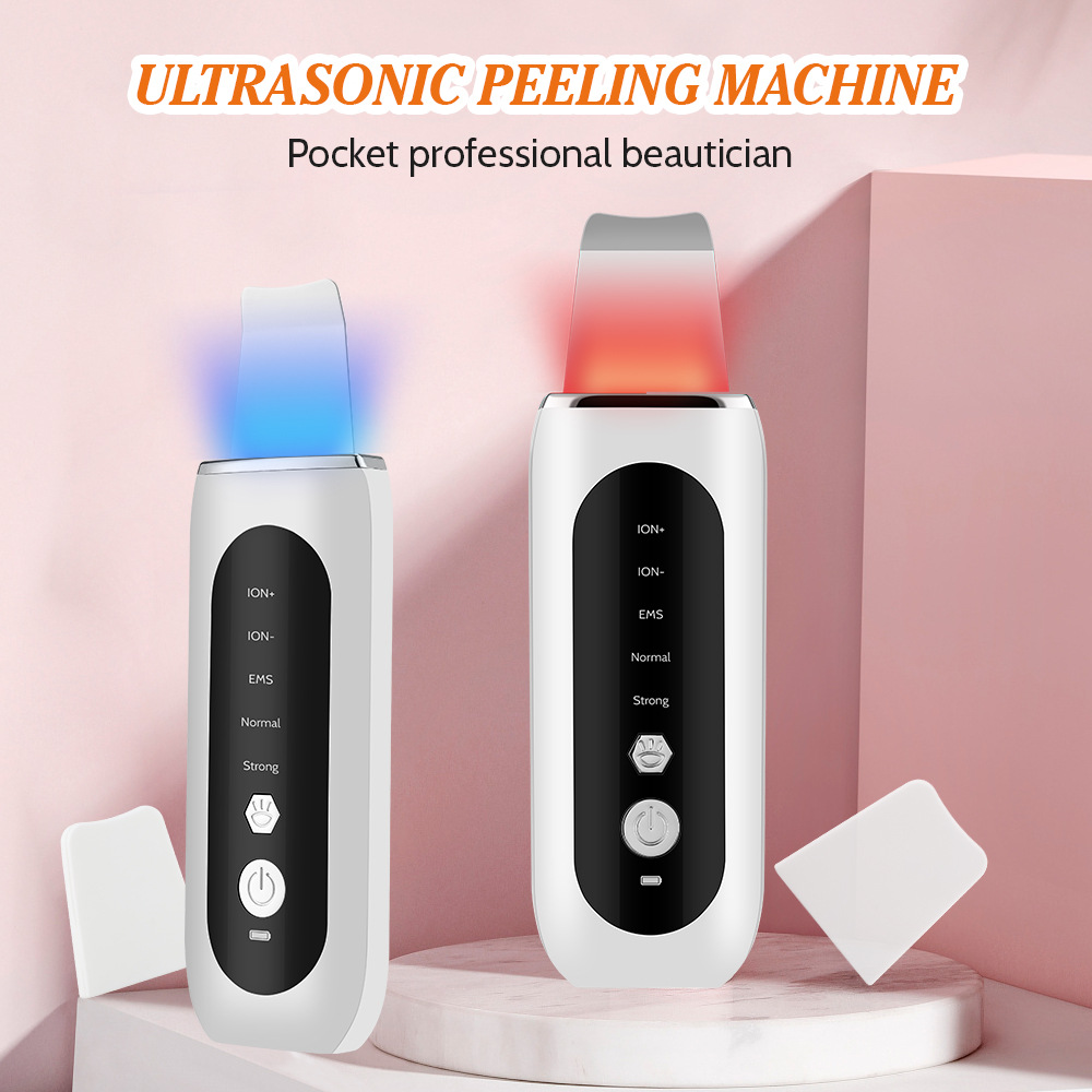 Ultrasonic Skin Spatula Facial Pore Blackhead Cleaning Instrument Facial Cleansing Beauty Device Skin Spatula - Image 1