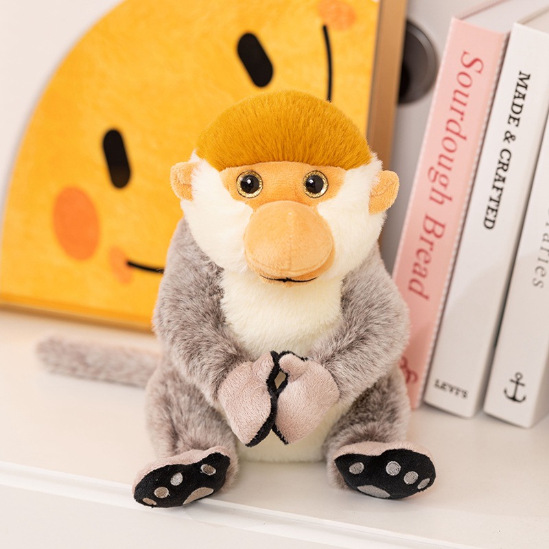 Cross-border Simulation Proboscis Monkey Plush Toy 6