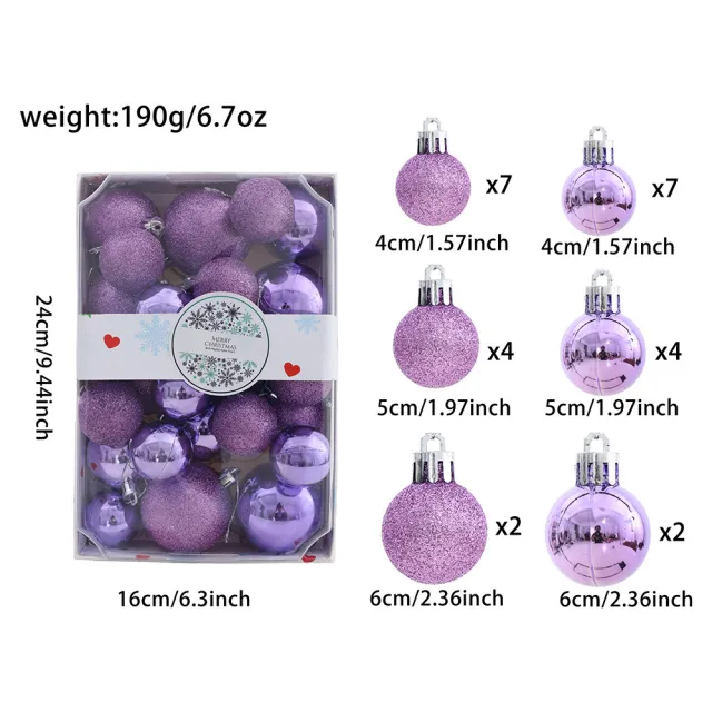 Cake Box Set Electroplated Powder Hanging Decoration Venue Layout B2 7 Purple - Shop at LoveMi