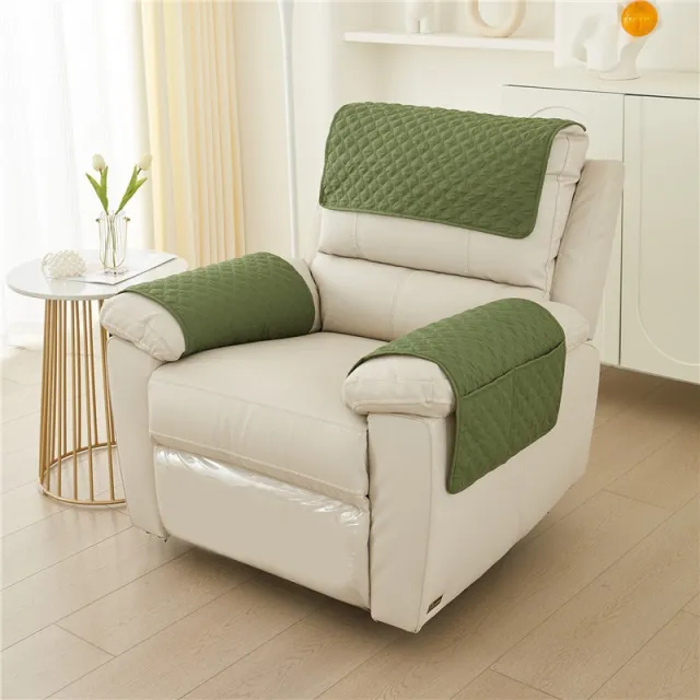 Sofa Headrest Armrest Pad Three piece Set Army Green - Shop at LoveMi