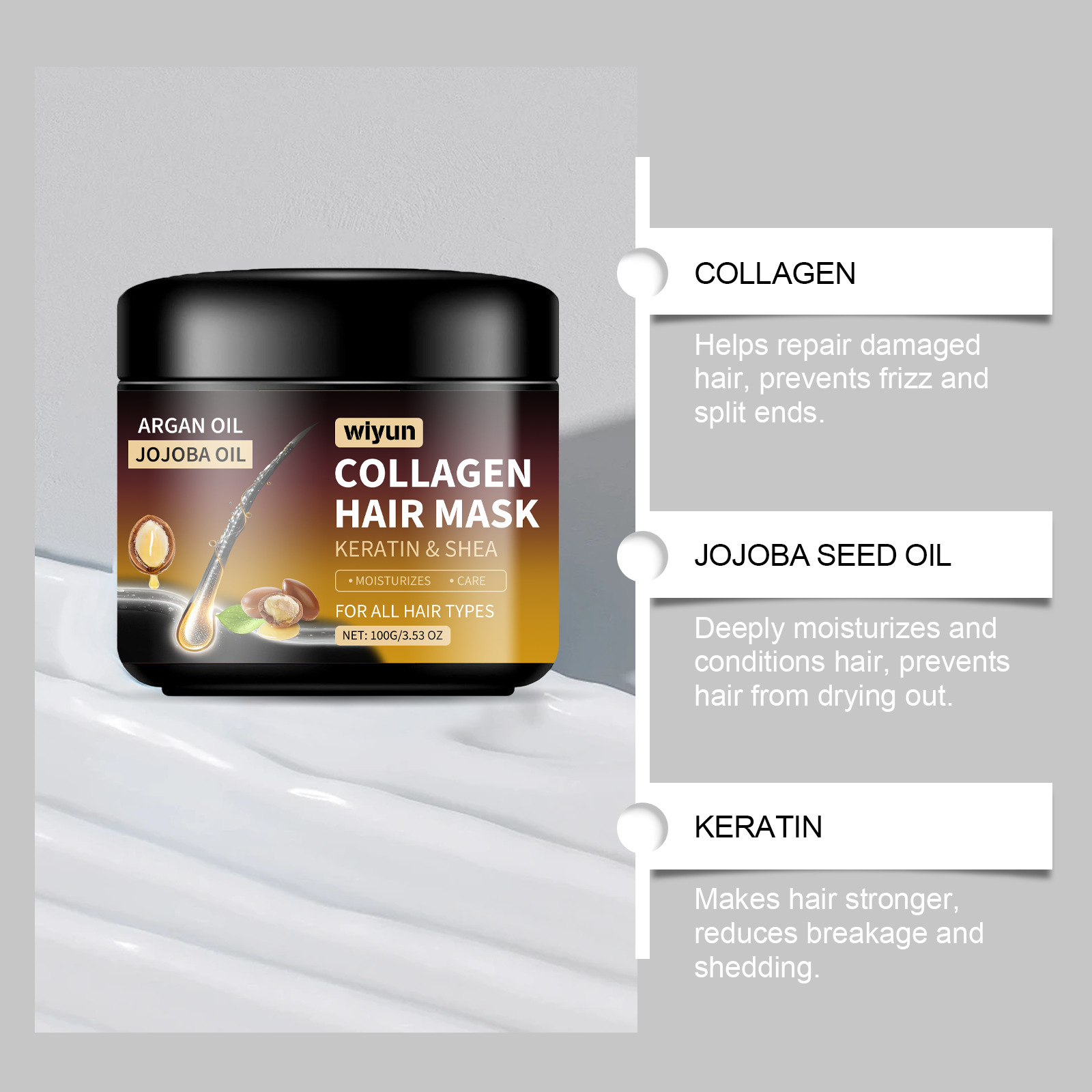 Title 3, Collagen Hair Care Mask