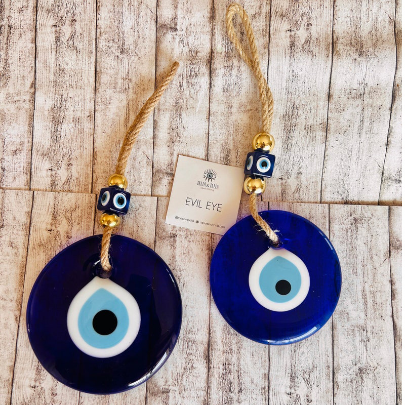 Title 6, Golden Balls Turkish Blue Eyes Decoration Inter...